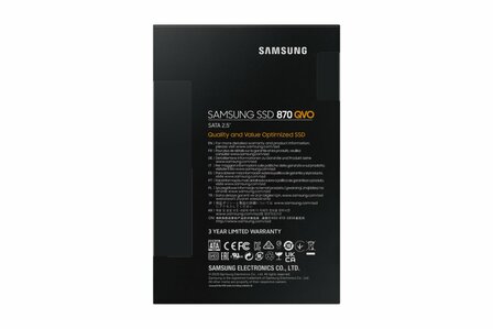 Samsung 870 QVO | 1TB SATA SSD | 2.5&#039;&#039; | 560MB/s