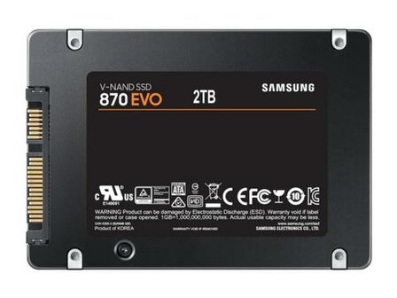 Samsung 870 EVO | 2TB SATA SSD | 2.5&#039;&#039; | 560MB/s