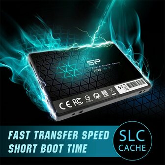 Silicon Power A55 | 512GB SATA SSD | 2.5&#039;&#039; | 560MB/s