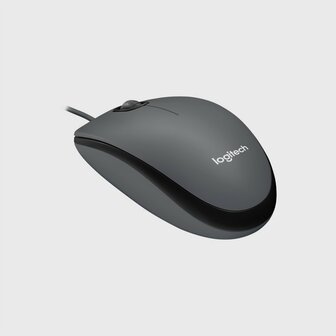 Logitech M100 Bedrade Muis - Grijs