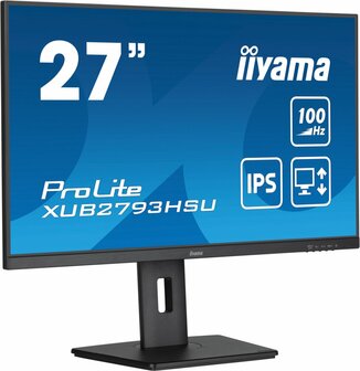 iiyama ProLite XUB2793HSU-B6 27&quot; | 1920x1080 IPS | 100Hz | Monitor