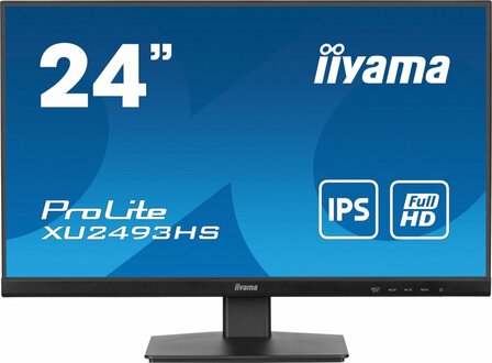 MON Iiyama 24inch Full-HD LED Zwart XU2493HS-B6 monitor