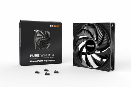 be quiet! Pure Wings 3 | 140mm PWM High Speed Case Fan