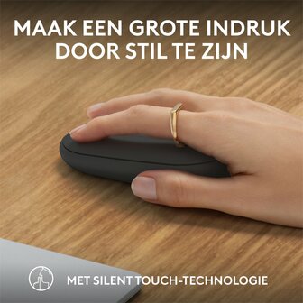 Logitech Pebble 2 M350s Zakelijke Draadloze Muis - Grafiet