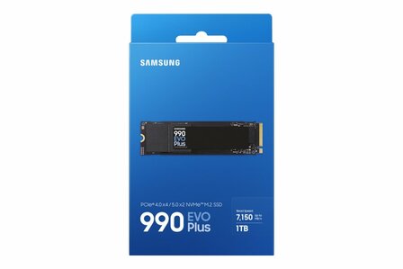 Samsung 990 EVO Plus | 1TB NVMe SSD | M.2 | 7.250MB/s