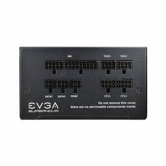 EVGA SuperNOVA 750 GT power supply unit 750 W 24-pin ATX ATX Zwart RENEWED