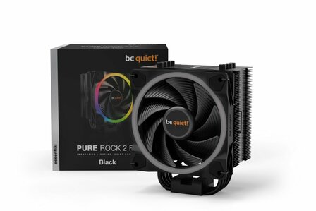 be quiet! Pure Rock 2 FX RGB | 155mm Hoogte | 120mm Fan | CPU Luchtkoeler | RENEWED