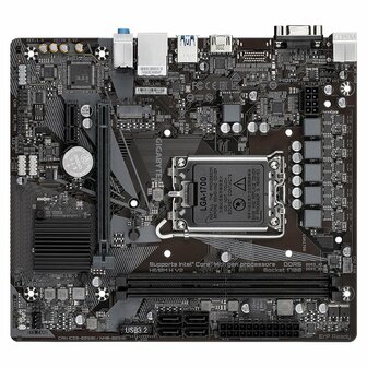 Gigabyte H610M H V2 | Socket LGA 1700 | Intel H610 | 2xDDR5 | Micro-ATX | Moederbord