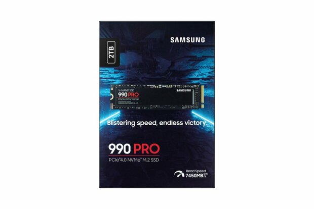 Samsung 990 PRO | 2TB NVMe SSD | M.2 | 7.450MB/s