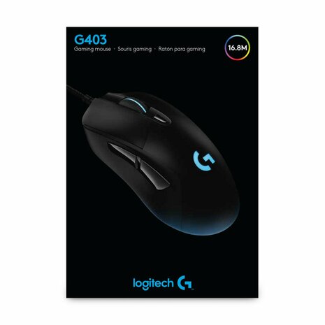 Logitech G G403 HERO Bedrade Gaming Muis - Zwart