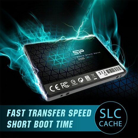 Silicon Power A55 | 512GB SATA SSD | 2.5'' | 560MB/s