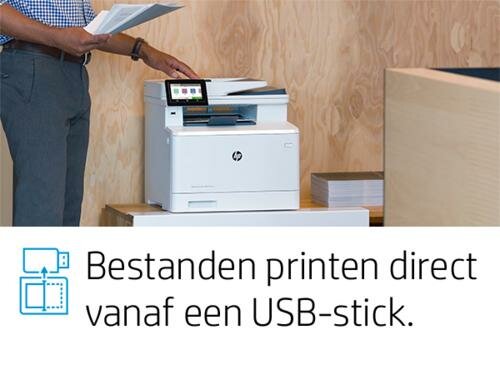 HP Color LaserJet Pro MFP M479fnw, Printen, kopiëren, scannen, fax, e-mail, Scannen naar e-mail/pdf; ADF voor 50 vel ongekruld