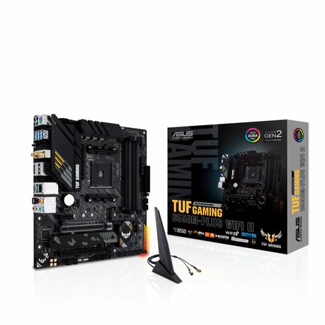 ASUS TUF GAMING B550M-PLUS WIFI II AMD B550 Socket AM4 micro ATX