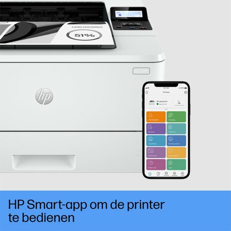 HP LaserJet Pro 4002dn printer, Zwart-wit, Printer voor Kleine en middelgrote ondernemingen, Print, Dubbelzijdig printen; Eerste pagina snel gereed; Energiezuinig; Compact formaat; Optimale beveiliging