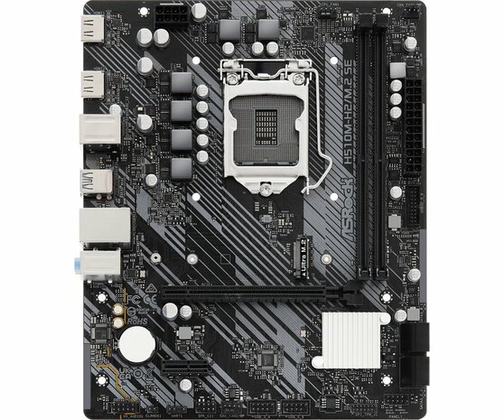 Asrock H510M-H2/M.2 SE | Socket LGA 1200 | Intel H470 | 2xDDR4 | Micro-ATX | Moederbord