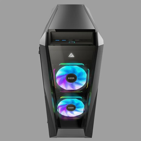 Case Azza Chroma 410B Midi Tower Zwart